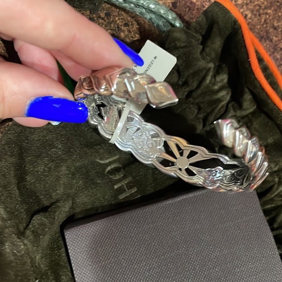 John Hardy sterling naga cuff bracelet size medium 17mm - Picture 7 of 9